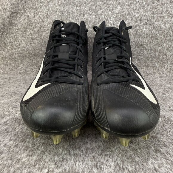 ✅Nike Alpha Menace Pro Mid TD WD PF Football Cleats Black/White 12W 921731-010 - Picture 5 of 13